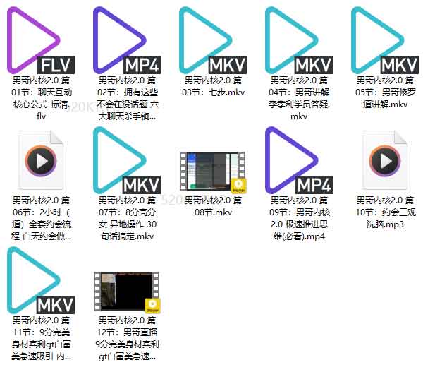 男哥教育《男哥内核1.0~2.0》