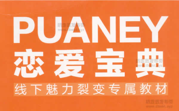 倪NEY《恋爱宝典 倪线下魅力裂变专属教材》